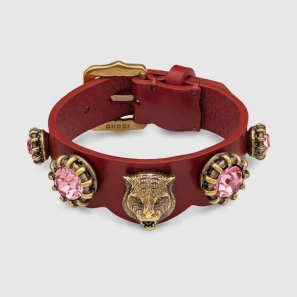 Gucci Jewelry - ❤️NEW GUCCI FELINE RED CRYSTAL BRACELET